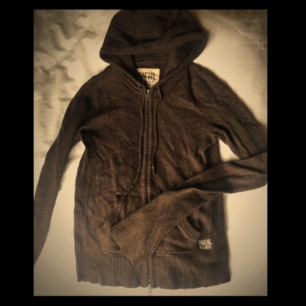 RUEHL No.925 Cashmere Blend Zip-Up Sweater